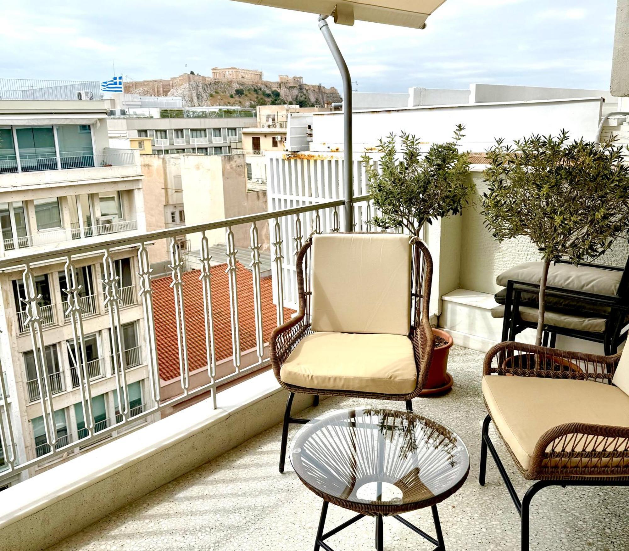 Parthenon And Syntagma Square View Apartment アテネ エクステリア 写真